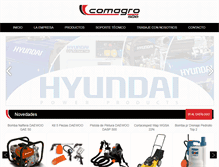 Tablet Screenshot of comagro.com.py